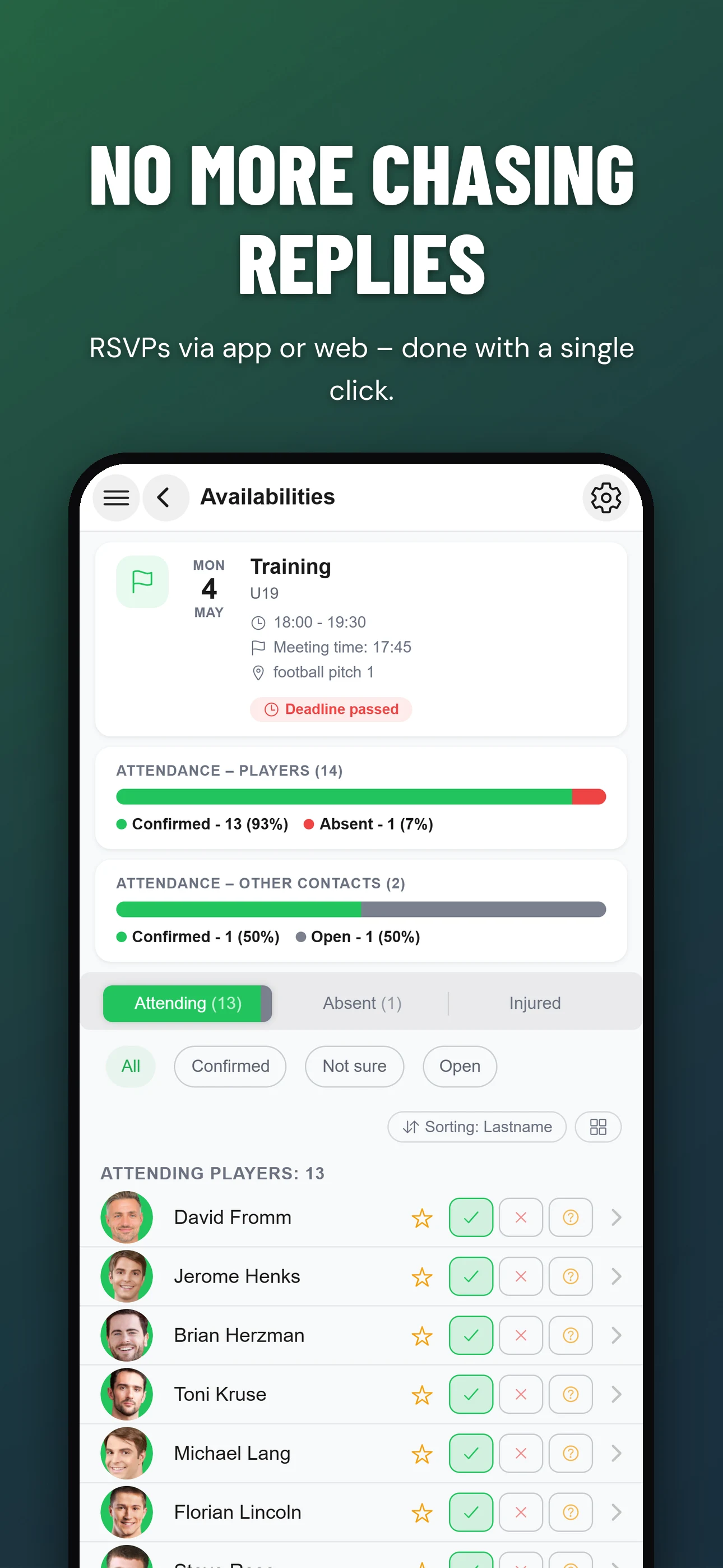 easy2coach - Team Manager screenshot