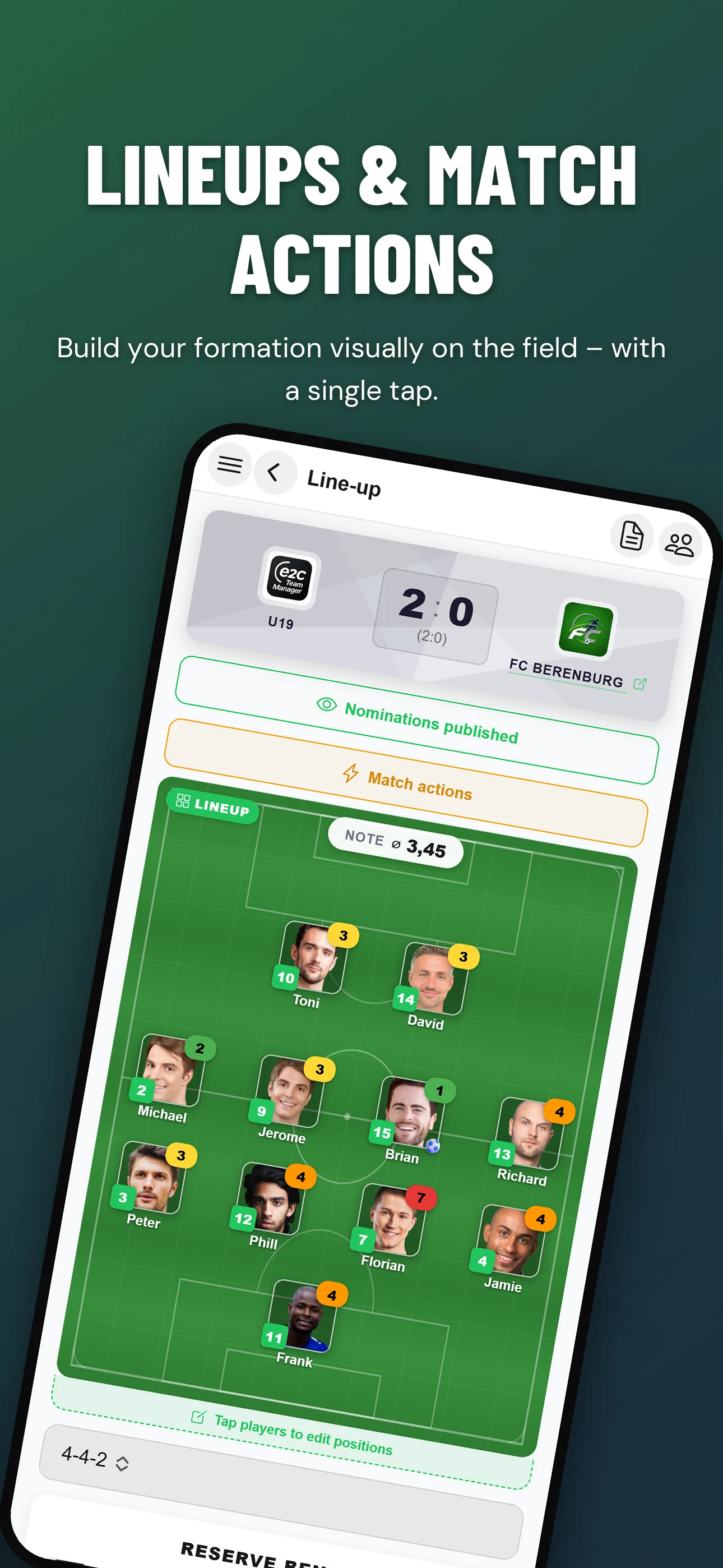 easy2coach - Team Manager screenshot