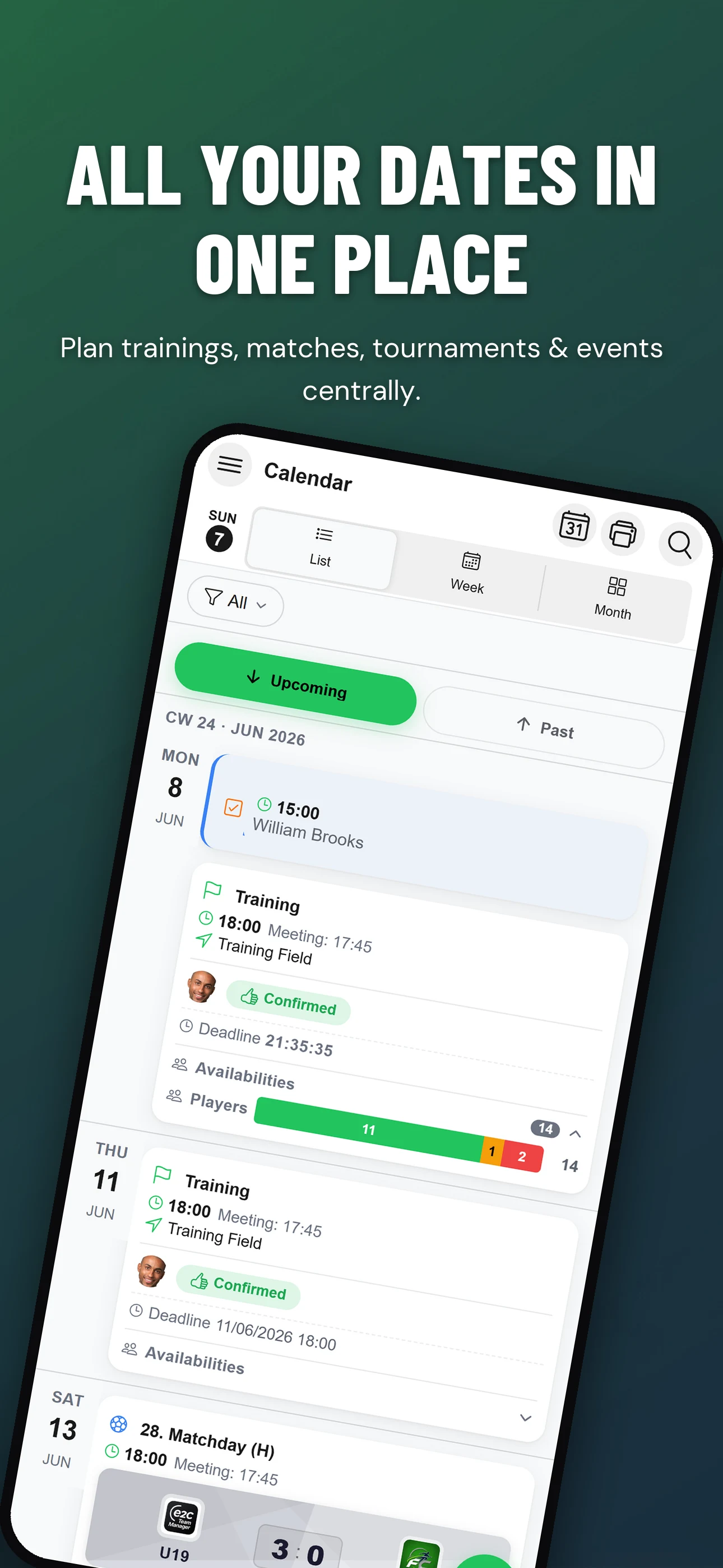 easy2coach - Team Manager screenshot