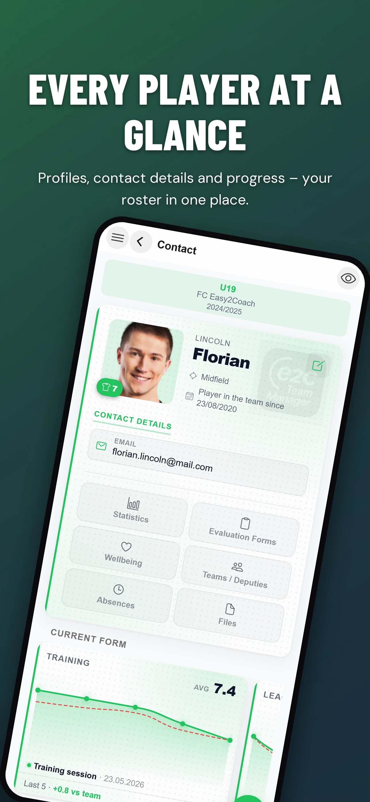 easy2coach - Team Manager screenshot